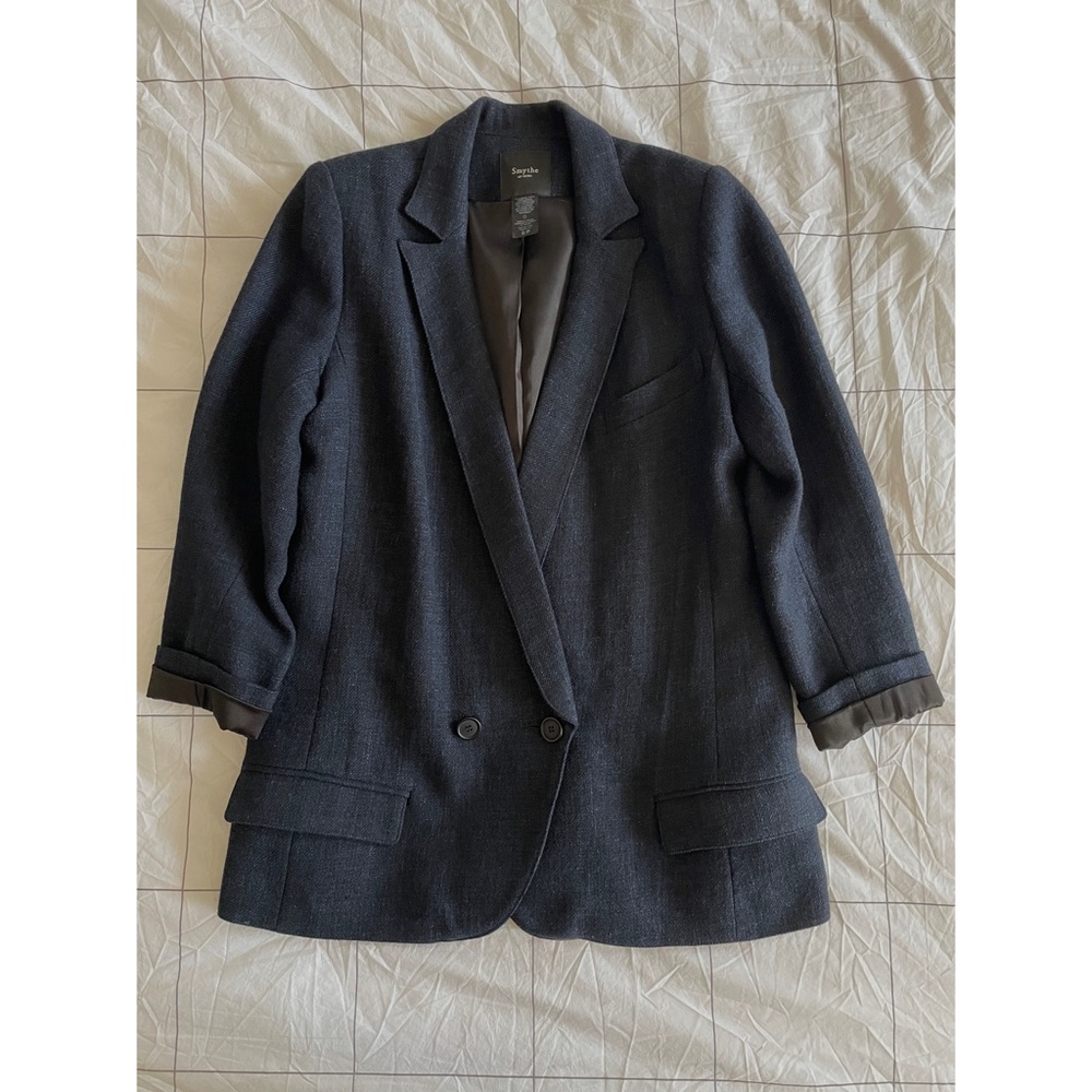 Smythe Wool Blazer - Navy Blue